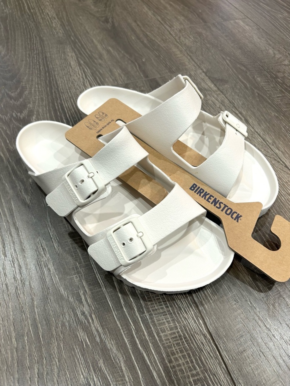 Birkenstock Arizona EVA Sandals-eggshell - Picture 3 of 5
